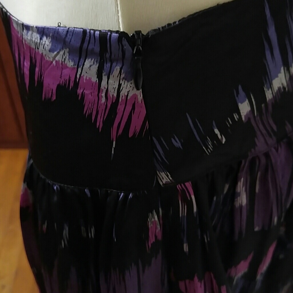 kensie pretty silk skirt size 4 - Picture 2 of 4